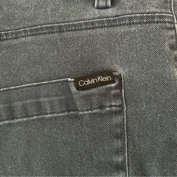 Calvin Klein Men’s Faded Dark Blue Jean Pants Size 32W 32L - Picture 7 of 11